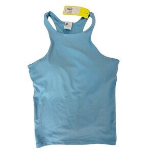 All In Motion Light Blue Womens Activewear Tank Top With Built-In Bra Size M
